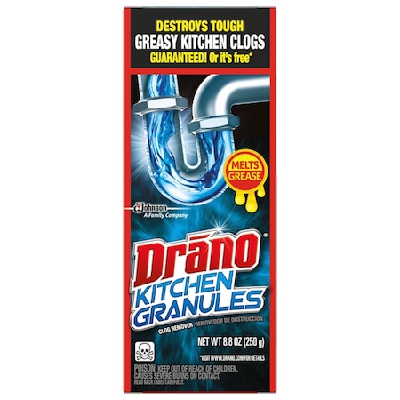 Drano Drano Kitchen Crystals Clog Remover 8.8 oz 00121